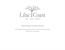 Tablet Screenshot of lilaccoast.co.uk
